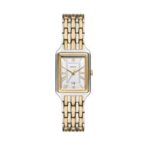 Fossil Raquel Two-Tone Stainless Metal Watch with Three-Hand Date – Mannequin ES5368